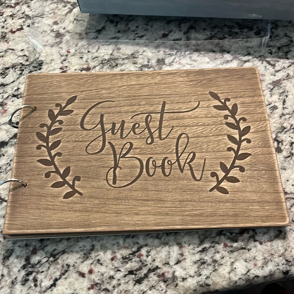 NWT Studio His & Hers Guest Book